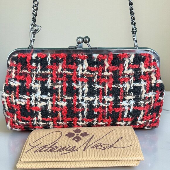 Patricia Nash Potenaz Kisslock Boucle Framed Clutch Shoulder Bag - New - Picture 2 of 13